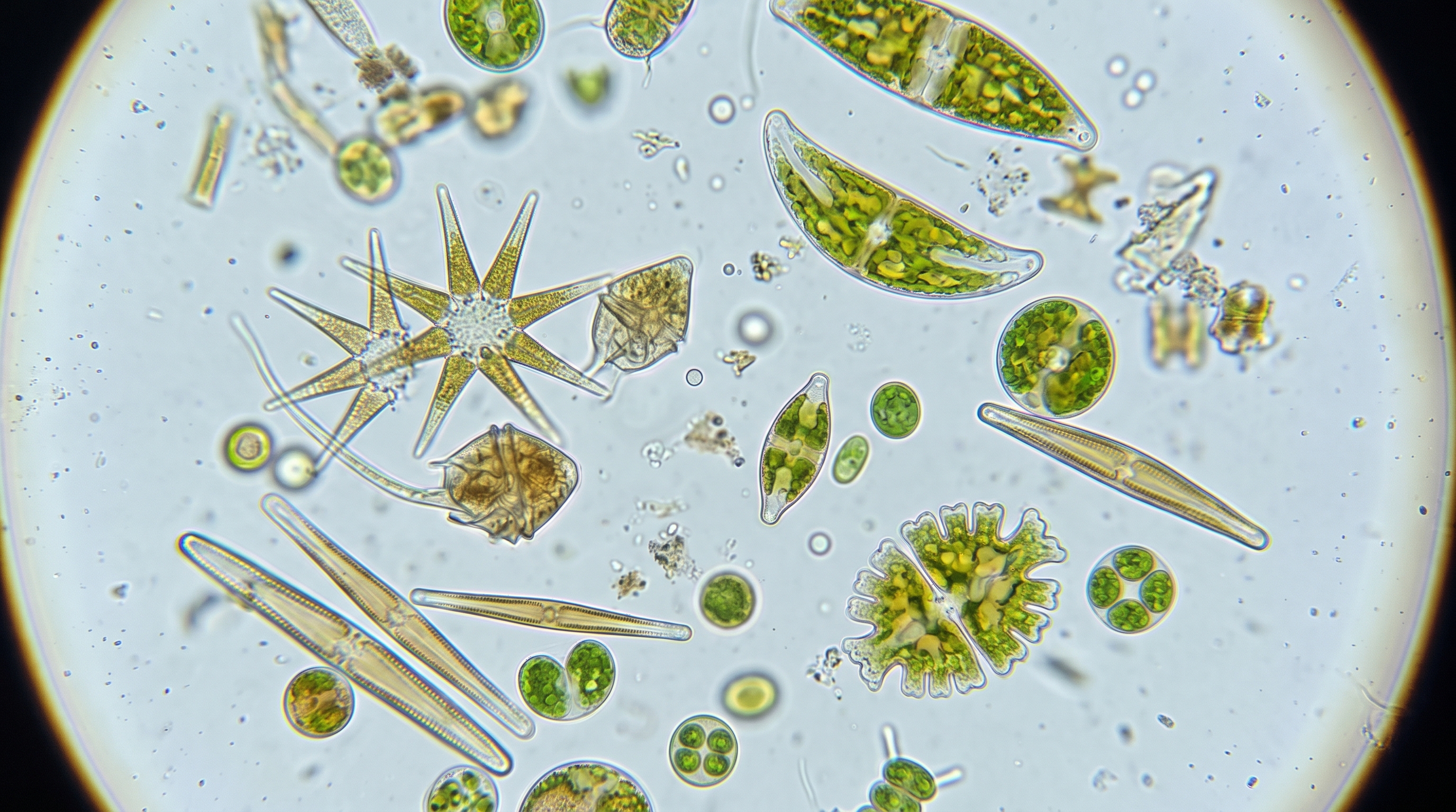 Microscopía y taxonomía en laboratorio